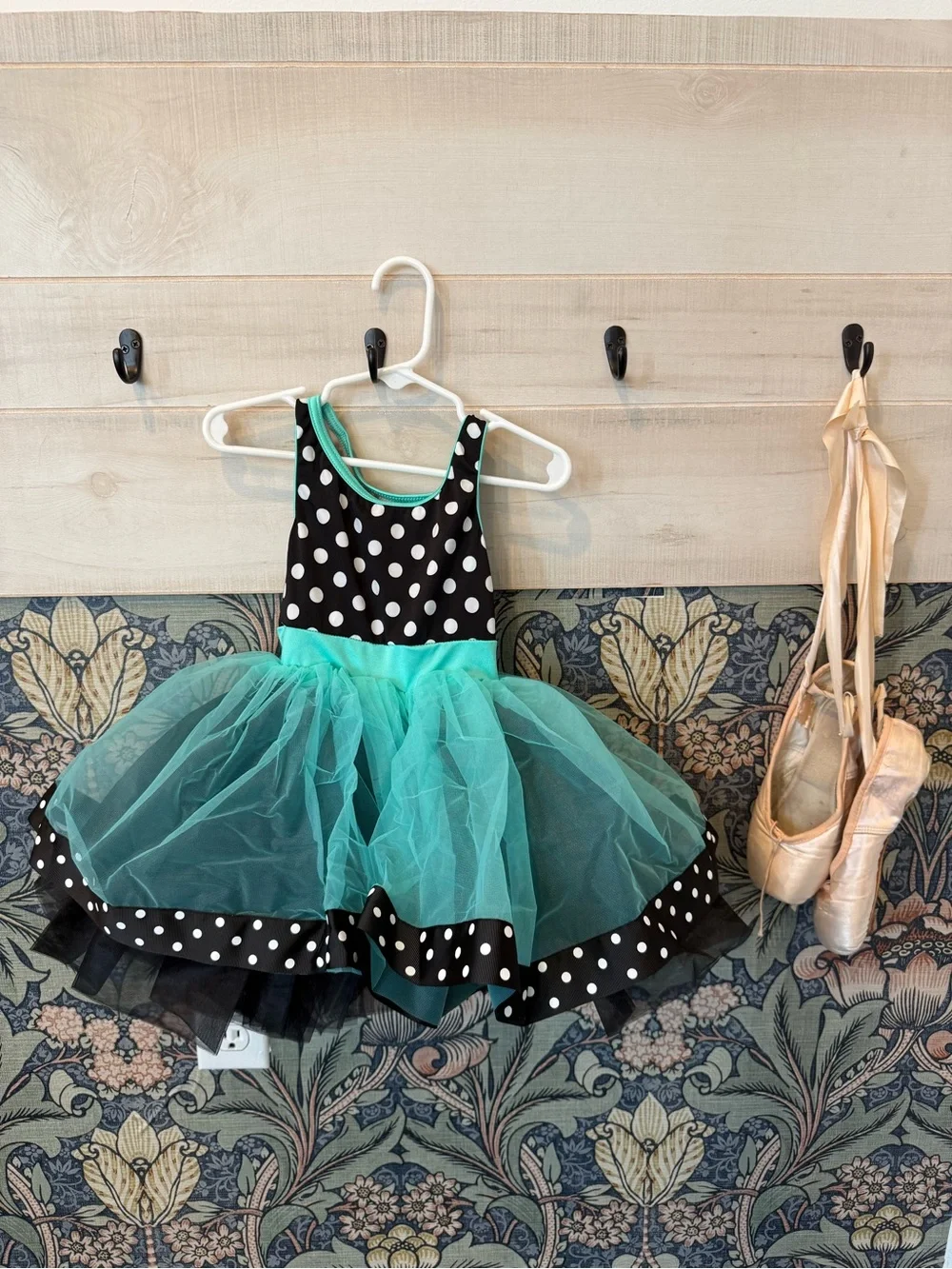 NEW! Weissman Oh You Beautiful Doll tap dance costume recital polka dot tutu